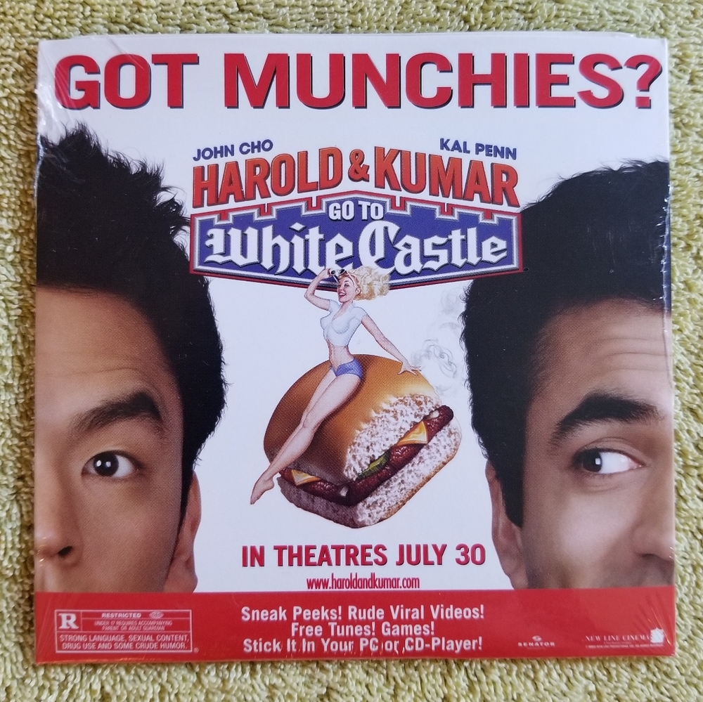 Harold & Kumar Go To White Castle Promo Disc New